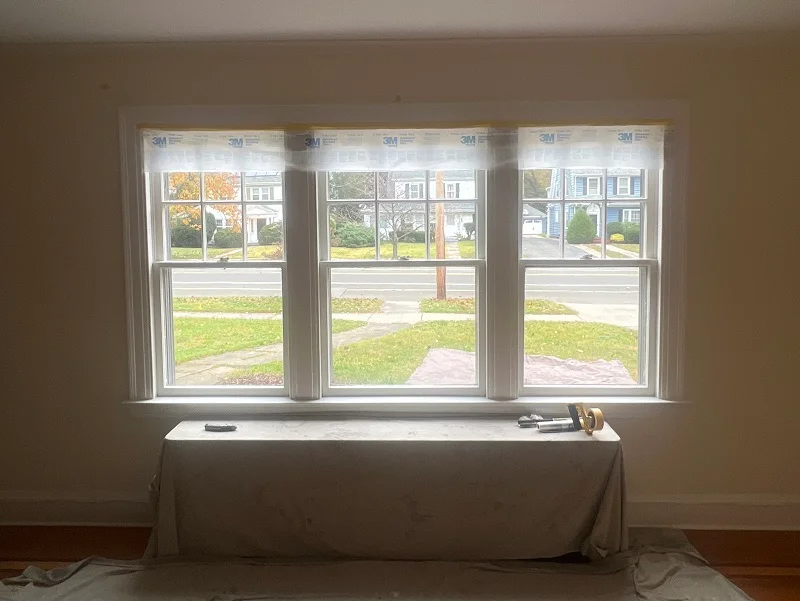 Single pane wood window replacement in New Haven, CT